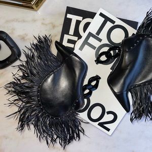 Balmain Runway Izabel Domed Feather-Trimmed Leather Ankle Boots 38 Witchy Moody